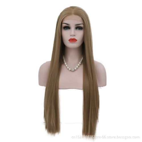 Synthetic high temperature fiber costume party white wig